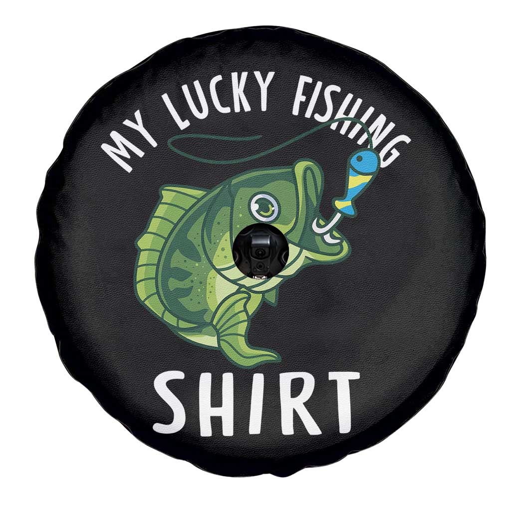 Lucky Fishing Spare Tire Cover Funny Fisherman Fish Lovers - Wonder Print Shop