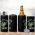 Lucky Fishing 4 in 1 Can Cooler Tumbler Funny Fisherman Fish Lovers - Wonder Print Shop