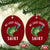 Lucky Fishing Ceramic Ornament Funny Fisherman Fish Lovers - Wonder Print Shop