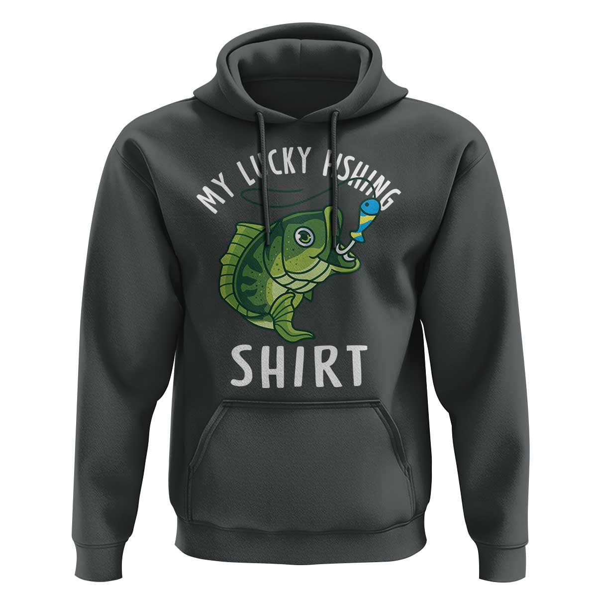 Lucky Fishing Hoodie Funny Fisherman Fish Lovers - Wonder Print Shop
