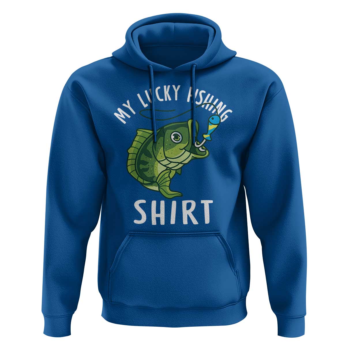 Lucky Fishing Hoodie Funny Fisherman Fish Lovers - Wonder Print Shop