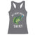 Lucky Fishing Racerback Tank Top Funny Fisherman Fish Lovers - Wonder Print Shop