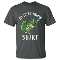 Lucky Fishing T Shirt Funny Fisherman Fish Lovers - Wonder Print Shop