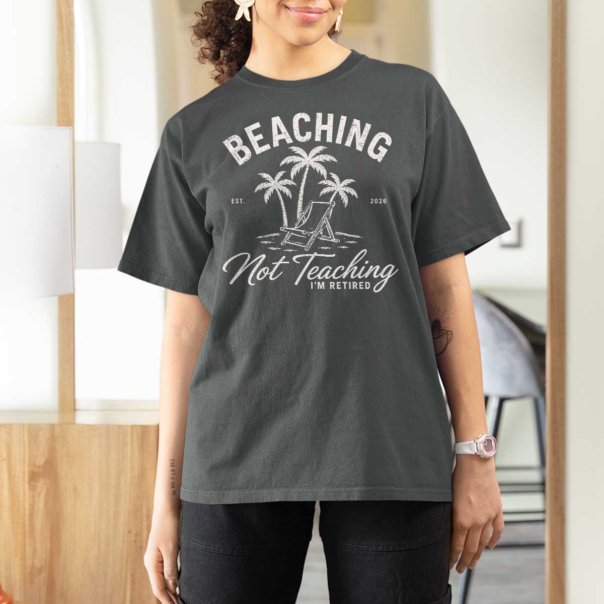 Retired Teacher T Shirt For Women Beaching Not Teaching Retired Gifts For Teachers Retiring
