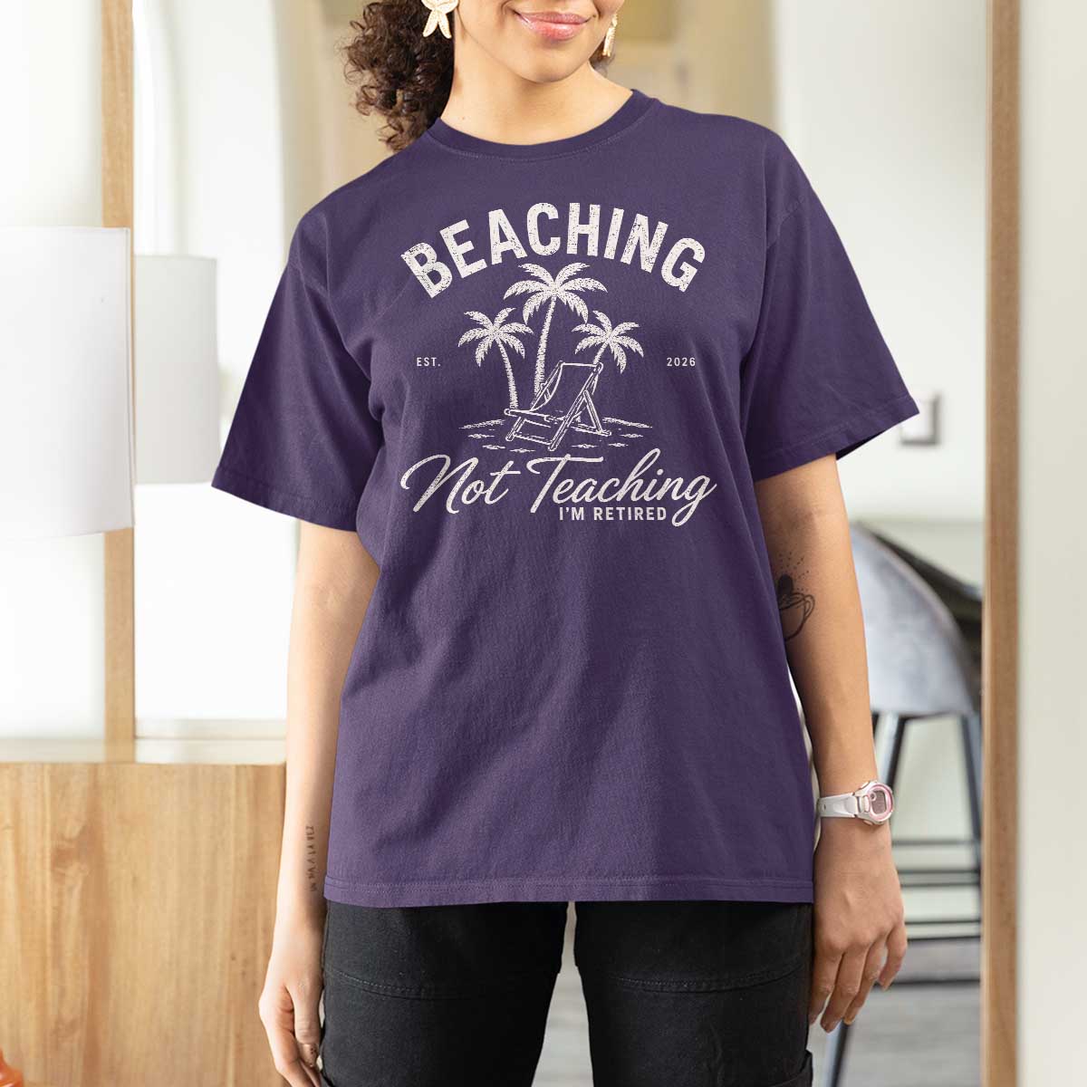 Retired Teacher T Shirt For Women Beaching Not Teaching Retired Gifts For Teachers Retiring