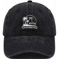 Funny Retirement Washed Cotton Baseball Cap Did I Mention Im Retiring Soon Happy Retiree