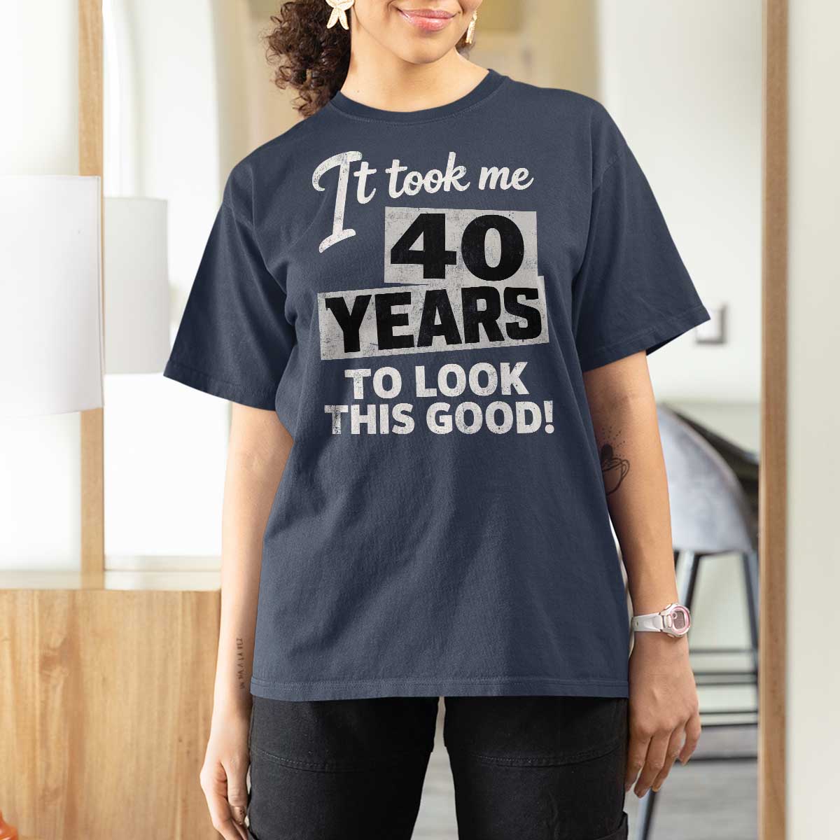 40th Birthday T Shirt For Women It Took Me 40 Years To Look This Good