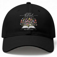 Officially Retired Baseball Cap Floral Teacher Retirement Coworker Gift Let The Fun Begin