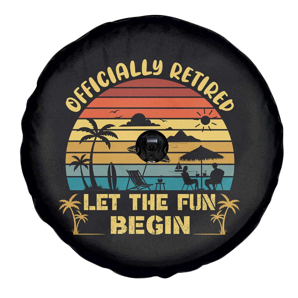 Retirement 2026 Spare Tire Cover Officially Retired Let The Fun Begin Retro