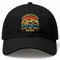 Retirement 2026 Baseball Cap Officially Retired Let The Fun Begin Retro