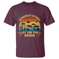 Retirement 2026 T Shirt Officially Retired Let The Fun Begin Retro