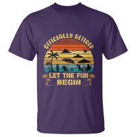 Retirement 2026 T Shirt Officially Retired Let The Fun Begin Retro