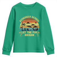 Retirement 2026 Youth Sweatshirt Officially Retired Let The Fun Begin Retro