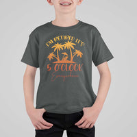 Funny Retirement T Shirt For Kid I'm Retired It's 5 O'Clock Everywhere