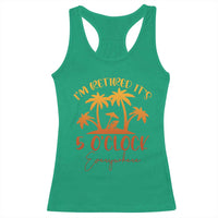 Funny Retirement Racerback Tank Top I'm Retired It's 5 O'Clock Everywhere