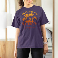 Funny Retirement T Shirt For Women I'm Retired It's 5 O'Clock Everywhere
