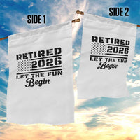 Retirement 2026 Garden Flag Cool Retired Gift American Flag