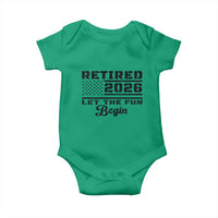 Retirement 2026 Baby Onesie Cool Retired Gift American Flag
