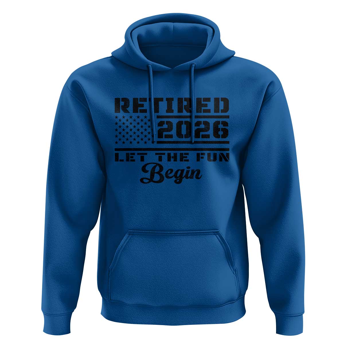 Retirement 2026 Hoodie Cool Retired Gift American Flag