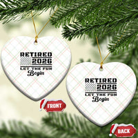 Retirement 2026 Ceramic Ornament Cool Retired Gift American Flag