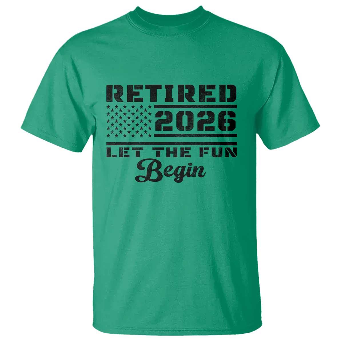 Retirement 2026 T Shirt Cool Retired Gift American Flag