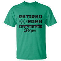 Retirement 2026 T Shirt Cool Retired Gift American Flag