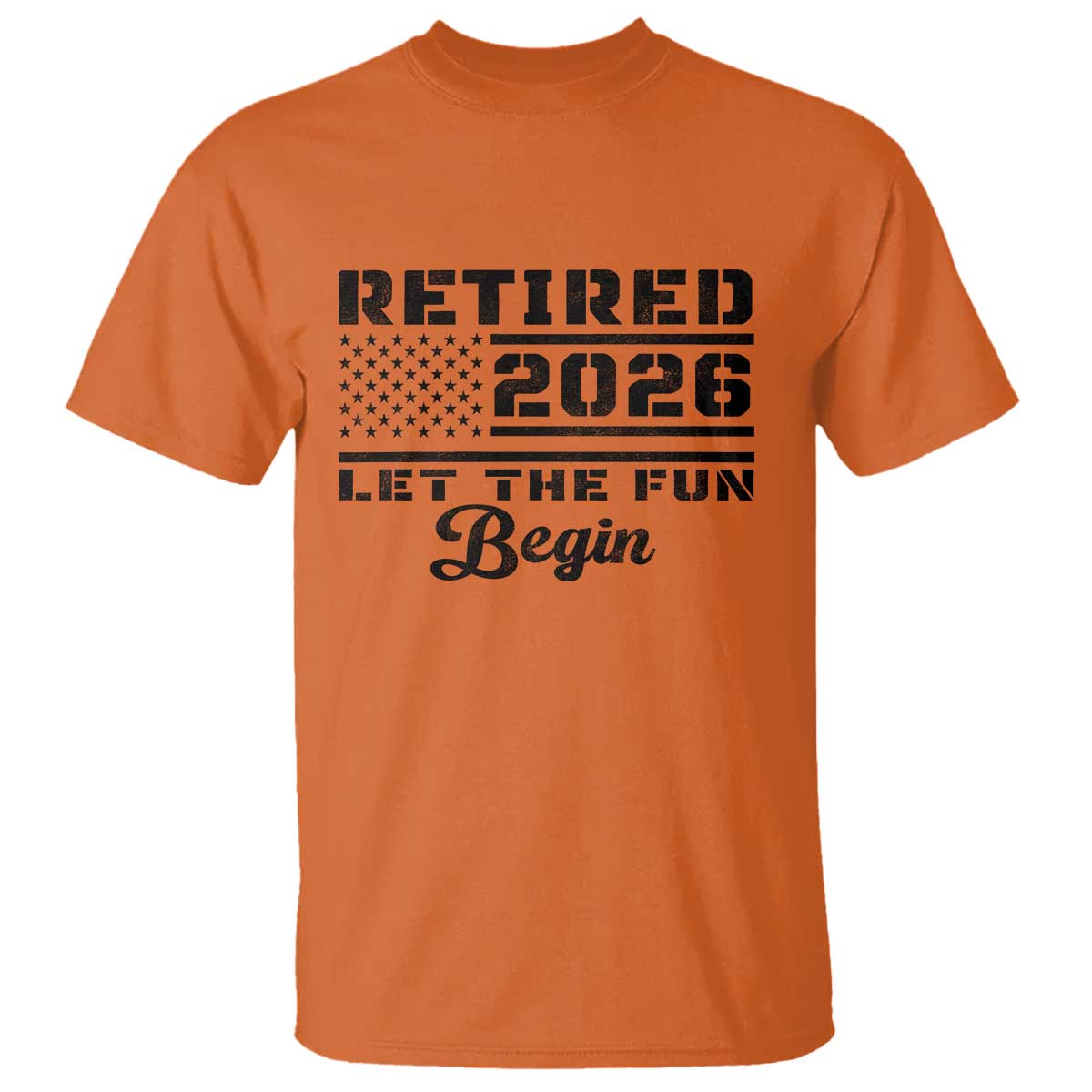Retirement 2026 T Shirt Cool Retired Gift American Flag