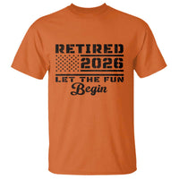 Retirement 2026 T Shirt Cool Retired Gift American Flag