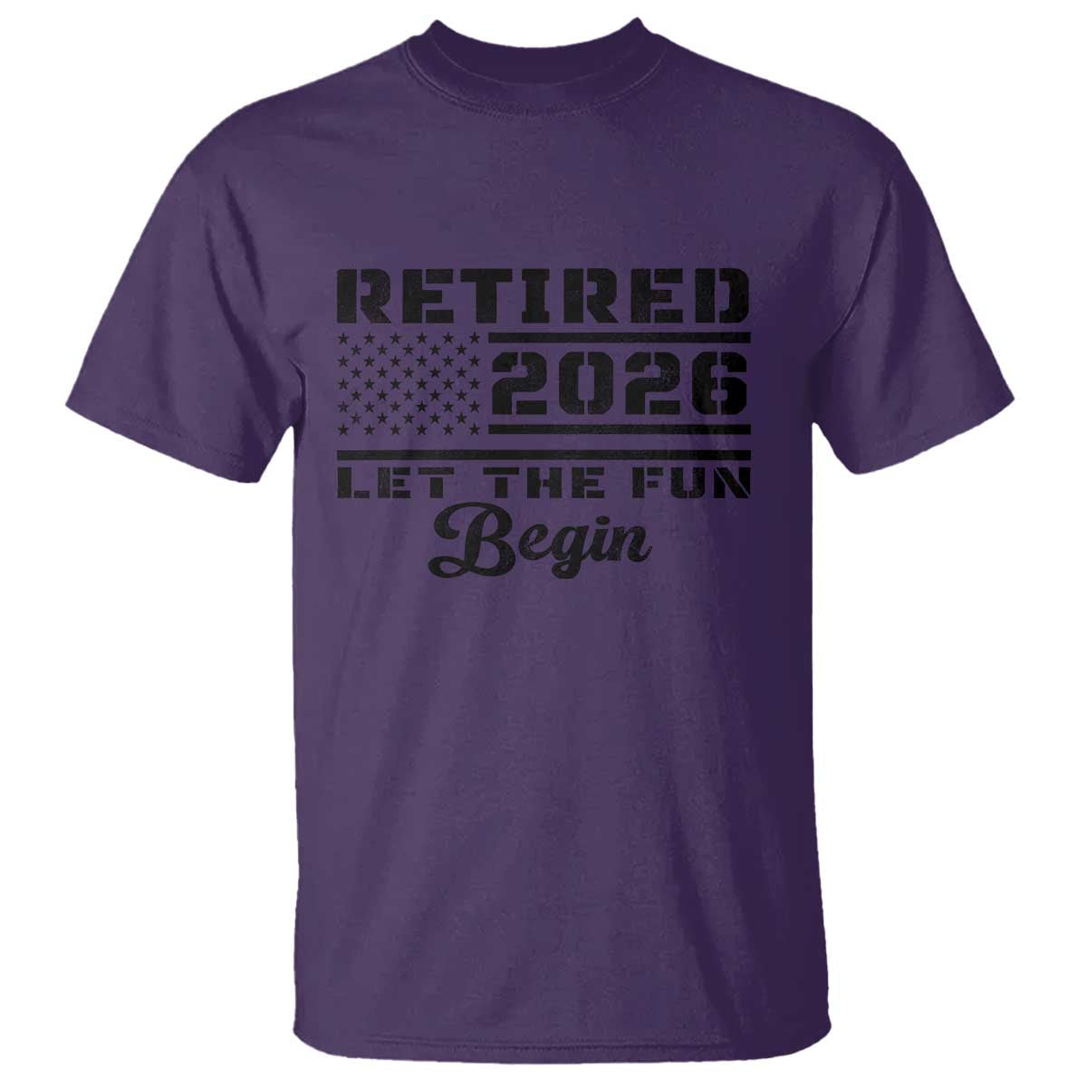 Retirement 2026 T Shirt Cool Retired Gift American Flag