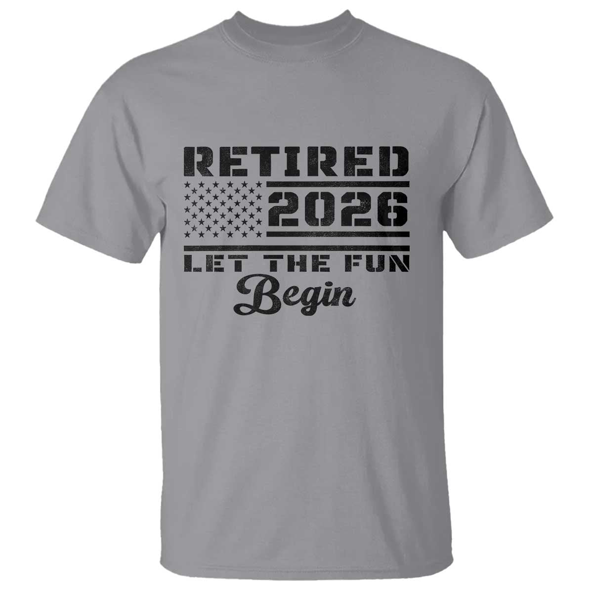 Retirement 2026 T Shirt Cool Retired Gift American Flag