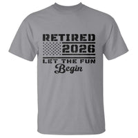 Retirement 2026 T Shirt Cool Retired Gift American Flag