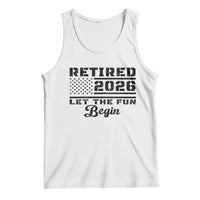 Retirement 2026 Tank Top Cool Retired Gift American Flag