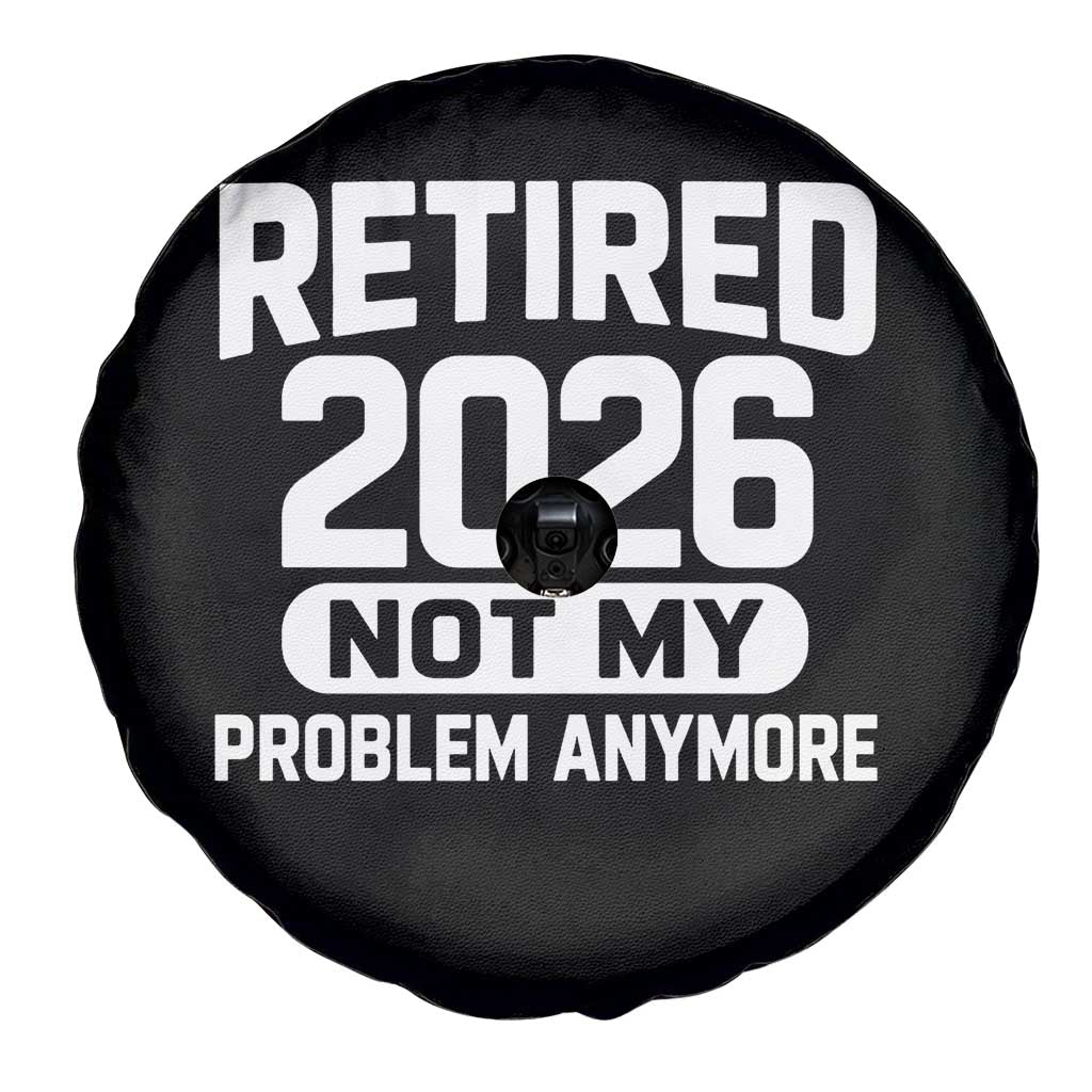 Retired 2026 Spare Tire Cover Not My Problems Anymore Farewell Goodbye Gifts for Coworkers