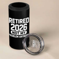 Retired 2026 4 in 1 Can Cooler Tumbler Not My Problems Anymore Farewell Goodbye Gifts for Coworkers