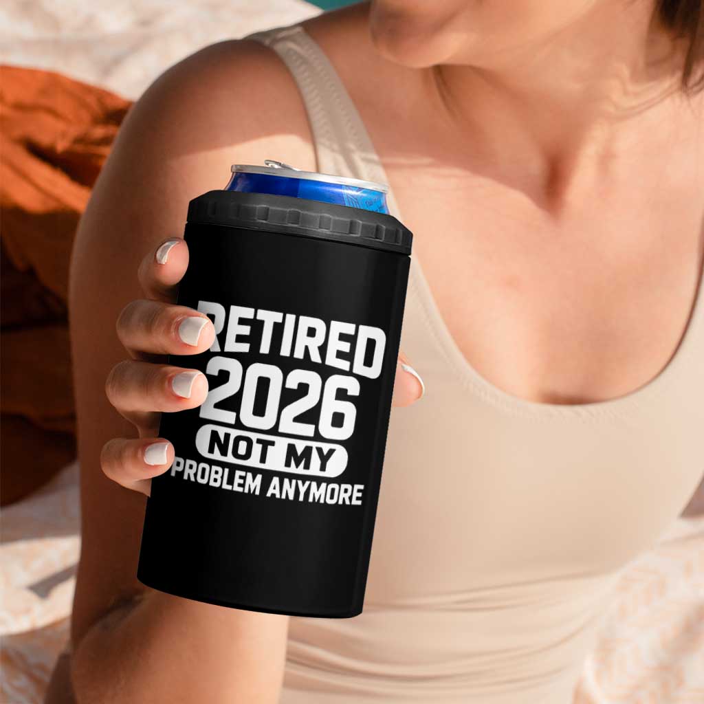 Retired 2026 4 in 1 Can Cooler Tumbler Not My Problems Anymore Farewell Goodbye Gifts for Coworkers