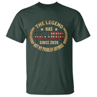 Retirement Gifts For Men 2026 T Shirt The Legend Has Retired Retired Not My Problems Anymore US Flag