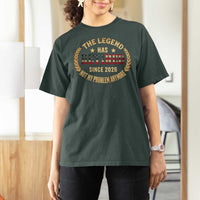 Retirement Gifts For Men 2026 T Shirt For Women The Legend Has Retired Retired Not My Problems Anymore US Flag