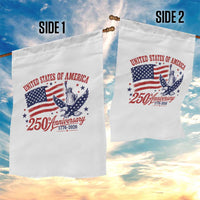 USA 250th Anniversary Garden Flag Land Of The Free USA Patriotic 1776 2026 Statue Of Liberty Eagle Flag