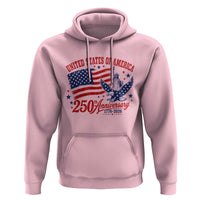 USA 250th Anniversary Hoodie Land Of The Free USA Patriotic 1776 2026 Statue Of Liberty Eagle Flag