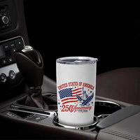 USA 250th Anniversary Tumbler Cup Land Of The Free USA Patriotic 1776 2026 Statue Of Liberty Eagle Flag
