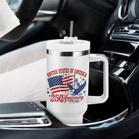 USA 250th Anniversary Tumbler With Handle Land Of The Free USA Patriotic 1776 2026 Statue Of Liberty Eagle Flag