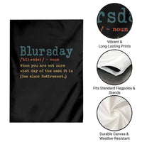 Funny Retired Garden Flag Blursday Retirement Definition Gag Gifts