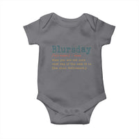 Funny Retired Baby Onesie Blursday Retirement Definition Gag Gifts