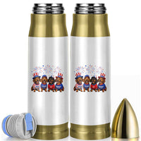 Vintage Patriotic Dachshund 250 Anniversary USA Bullet Tumbler Freedom 250 Years Weiner Dog Lovers Dad Mom