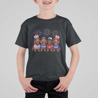 Vintage Patriotic Dachshund 250 Anniversary USA T Shirt For Kid Freedom 250 Years Weiner Dog Lovers Dad Mom