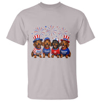 Vintage Patriotic Dachshund 250 Anniversary USA T Shirt Freedom 250 Years Weiner Dog Lovers Dad Mom
