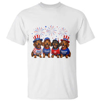 Vintage Patriotic Dachshund 250 Anniversary USA T Shirt Freedom 250 Years Weiner Dog Lovers Dad Mom