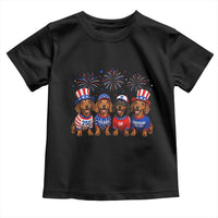 Vintage Patriotic Dachshund 250 Anniversary USA Toddler T Shirt Freedom 250 Years Weiner Dog Lovers Dad Mom