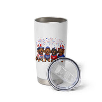 Vintage Patriotic Dachshund 250 Anniversary USA Tumbler Cup Freedom 250 Years Weiner Dog Lovers Dad Mom