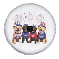 Labrador Retriever Americas 250th Anniversary Spare Tire Cover 4th July US 250 Years Of Freedom Dog Lovers 1776 2026